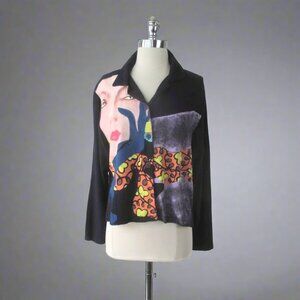 Vintage Oversized Kolorway Hand Painted Button Shirt